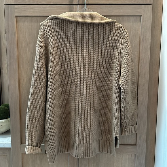Tuckernuck Camel Quarter Zip Estella Sweater - Picture 5 of 5